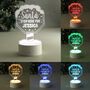 Personalised Santa Stop Here LED Night Light, thumbnail 3 of 11