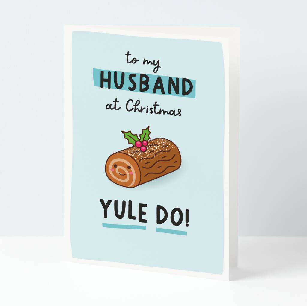 Yule Do Husband Funny Christmas Card, 1 of 3
