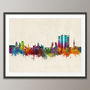 Madrid Skyline Cityscape Art Print, thumbnail 5 of 8