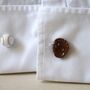 Baseball And Glove Cufflinks | 316 L Stainless Steel Sports Gift For Men, thumbnail 4 of 7