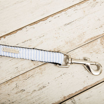 The Putney Blue Striped Dog Lead, 2 of 3