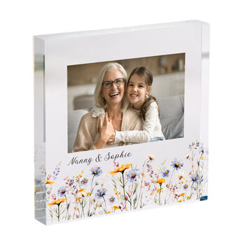 Gift For Nanny Personalised Acrylic Photo Plaque, 3 of 4