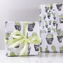 Cactus Succulent Eco Friendly Wrapping Paper, thumbnail 4 of 12
