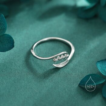 Sterling Silver Lily Of The Valley Ring, 2 of 12