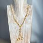 Golden Treasure Beach Charm Necklace, thumbnail 5 of 11