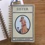 'Sister' Upcycled Notebook, thumbnail 1 of 5