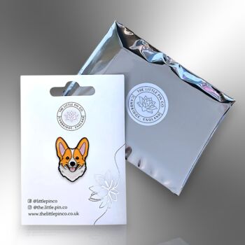 Corgi Dog Enamel Pin Badge, Dog Breed Brooch, Gift For Dog Lovers, Pet Loss Or New Pet Gift, 5 of 9