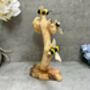 Hand Painted Bumblebee Ornament Wooden Bee Decor Gift, thumbnail 6 of 8