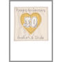 Personalised Golden 50th Wedding Anniversary Card, thumbnail 8 of 12