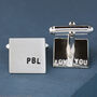 Handmade Sterling Silver Personalised Cufflinks, thumbnail 1 of 12