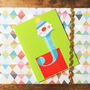 Mini J For Jack In The Box Card, thumbnail 4 of 5