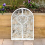 French Window Mirror Large Wall Mounted White Shutter, thumbnail 8 of 9