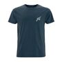 Hoy Uptown Organic T Shirt Vintage Blue, thumbnail 2 of 2