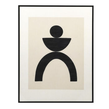 Bold Abstract Person Framed Print, 3 of 5