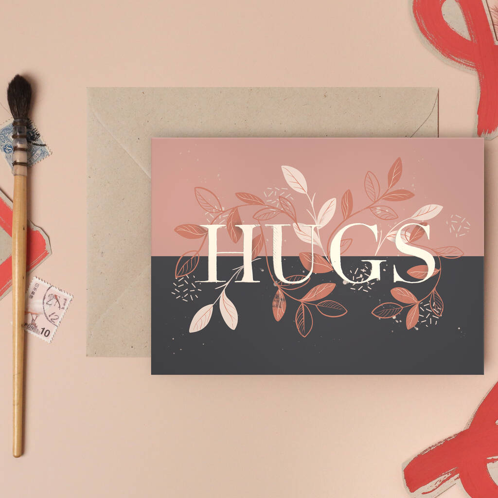 'Hugs' Empowered Greeting Card