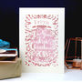 Personalised 'First Christmas' Papercut Card, thumbnail 2 of 4