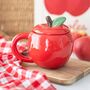 Apple Shaped Lidded Mug, thumbnail 1 of 2