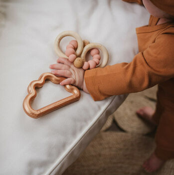 Rose Gold Silicone Cloud Teether, 8 of 8