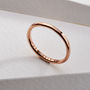 Personalised 9ct Gold Slim Wedding Ring, thumbnail 3 of 8
