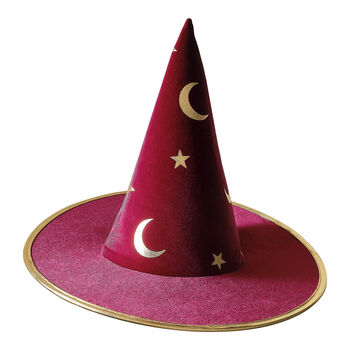Burgundy Velvet Magician Hat, 2 of 2