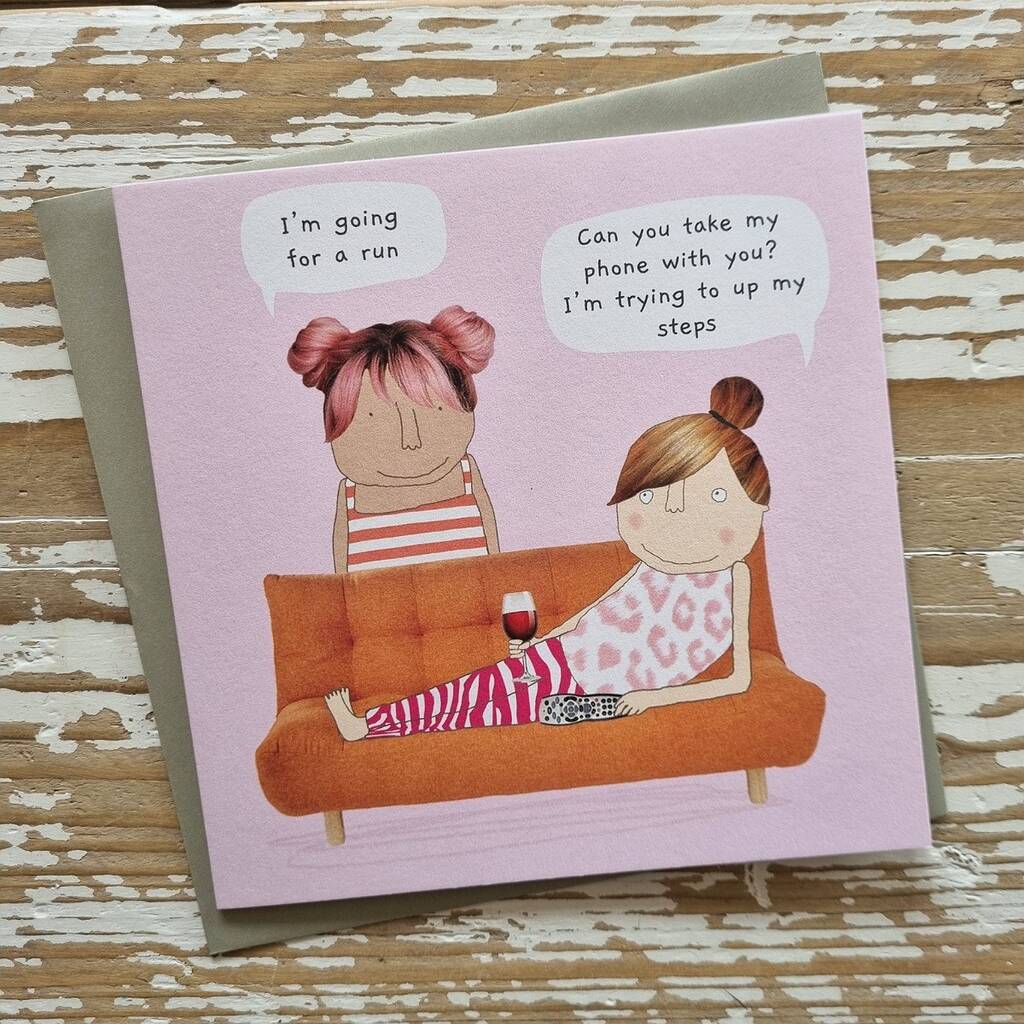 'I'm Going For A Run…' Greetings Card