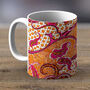 Pink And Orange Kitenge Print Mug Fabric 13, thumbnail 1 of 2