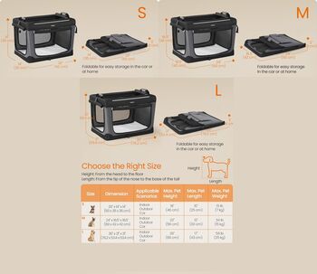 Collapsible Dog Crate Portable Pet Carrier, 2 of 6