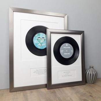 Personalised Framed Vinyl Record, 4 of 12