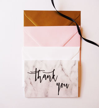 Marble Thank You Card, 7 of 8