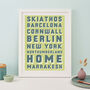 Our Favourite Places Personalised Print, thumbnail 5 of 11