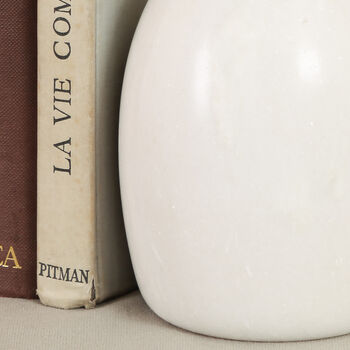 Personalised Natural Marble Bookends, 6 of 6