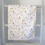 Bee And Spring Flowers Tea Towel, thumbnail 9 of 10