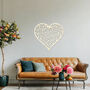Wooden Swirl Heart Wall Art Gift For Home Or Anniversary, thumbnail 7 of 9