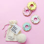 Donut Shaped Pom Pom Making Kit, thumbnail 1 of 3