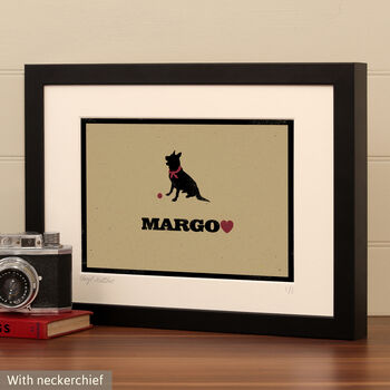 Personalised German Shepherd Print For One Or Two Dogs, 7 of 10
