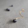 September Birthstone Sapphire Gold Plated Necklace, thumbnail 1 of 8