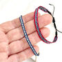 Unisex Braided Rope Adjustable Wristband Bracelet, thumbnail 3 of 7