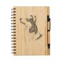 Personalised Smooth Collie Engraved Notebook And Pen Set, thumbnail 2 of 2