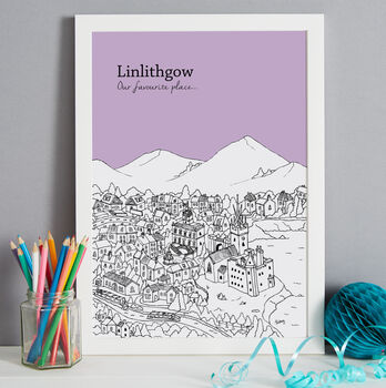 Personalised Linlithgow Print, 7 of 10
