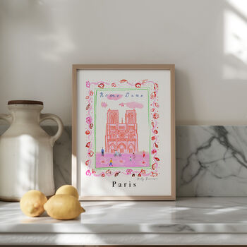 Notre Dame Art Print, Paris City Scene, 6 of 7