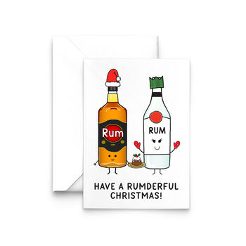 Funny Rum Christmas Card, 3 of 3