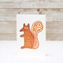 Red Squirrel Card, thumbnail 1 of 2
