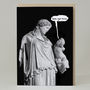 Mother And Child Statue Card, thumbnail 1 of 2