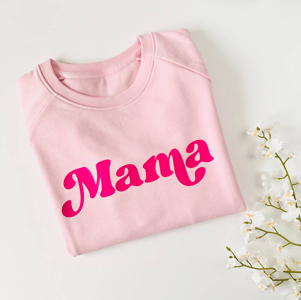 Women's Pink Mama Sweatshirt By Alice Bear