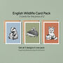 Badger Birthday Card, thumbnail 4 of 6