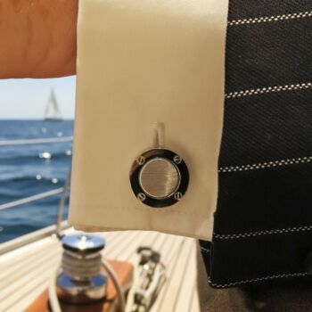 Personalised Porthole Sailing Cufflinks, 6 of 9