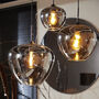 Caspar Smoked Grey Glass Pendant Light, thumbnail 1 of 4