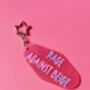 The 'Rage Against Beige' Sparkly Motel Keyring / Colour Lover Gift / Bold Statement Accessories / Funny Quote Keyring, thumbnail 5 of 8