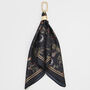 Into The Woods Scarf Bag Charm In Black, thumbnail 4 of 5