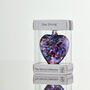 8cm Friendship Heart Stay Strong Purple And Blue, thumbnail 1 of 2